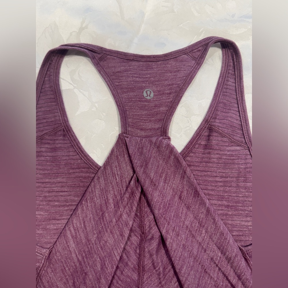 lululemon athletica Heathered Purple Tank Top